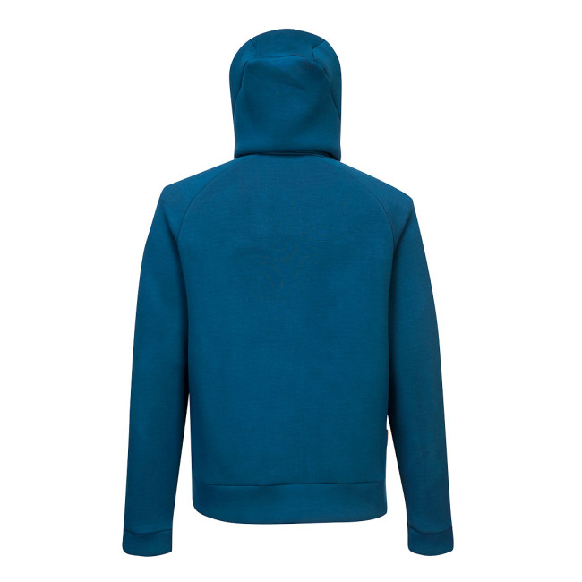 Hoodie met rits DX4 Blauw Metro - Portwest
