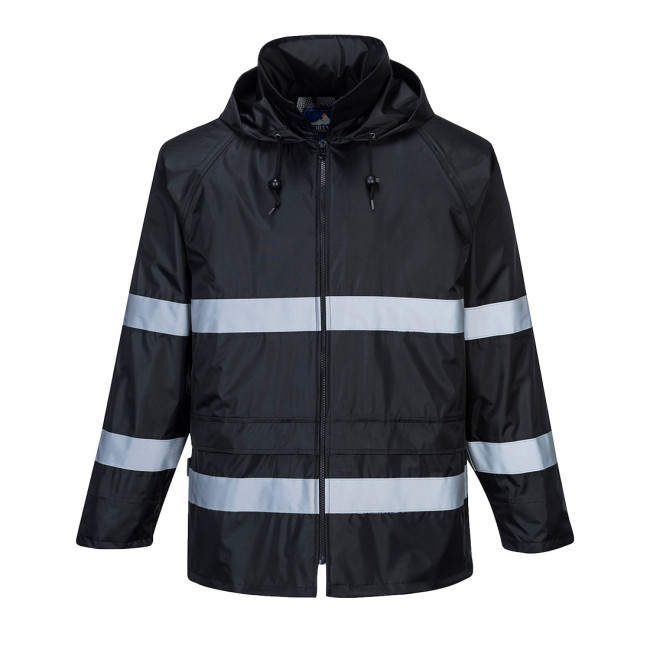 Waterdichte regenjack IONA Classic F440 Zwart - Portwest