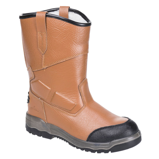 Botte de travail fourrée RIGGER Pro Steelite S3 SRC Marron - Portwest