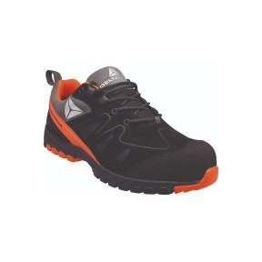 LAGE SCHOEN NUBUCKLEER S3 HRO SRC Zwart/Oranje - DELTA PLUS