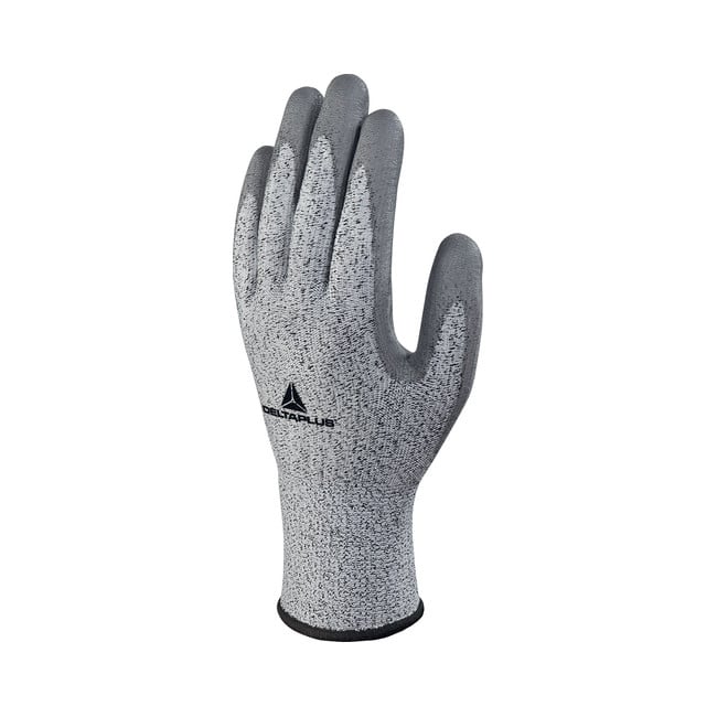 LOT DE 3 PAIRES - GANT TRICOT ECONOCUT AVEC PAUME ENDUITE PU JAUGE 13 Gris - DELTA PLUS