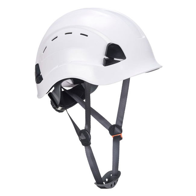 Kask roboczy Height Endurance wentylowany PS63 biały - Portwest