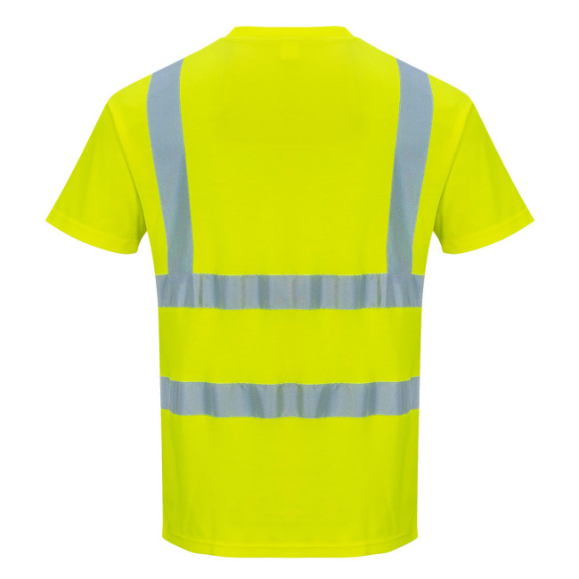 Tee-Shirt Haute Visibilité S478 gamme éco Jaune - Portwest