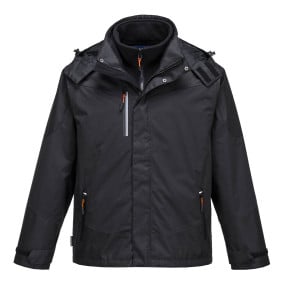 Parka 3 en 1 polaire amovible imperméable et repirant S553 Noir - Portwest