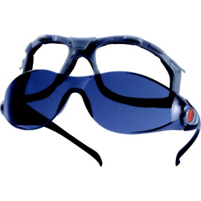 OKULARY MONOBLOK POLIWĘGLAN Przyciemniane - DELTA PLUS