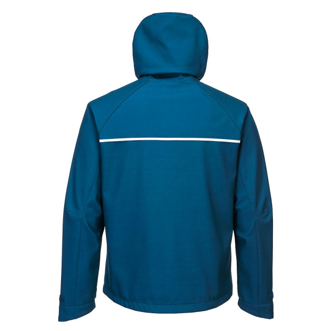 Softshell jas waterdicht en windbestendig DX4 Blauw Metro - Portwest