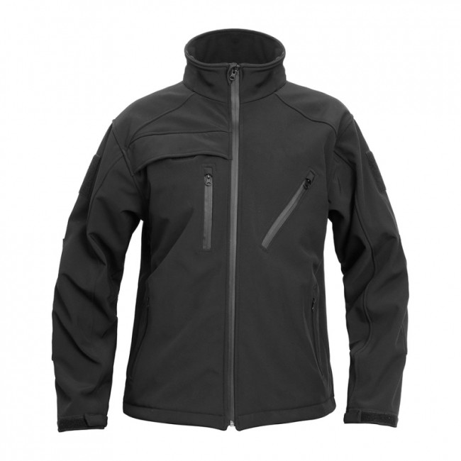 Schwarze Elite Security Softshell - Ares