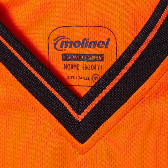 T-SHIRT KM HV LUK-LIGHT ORANJE/MARI - MOLINEL