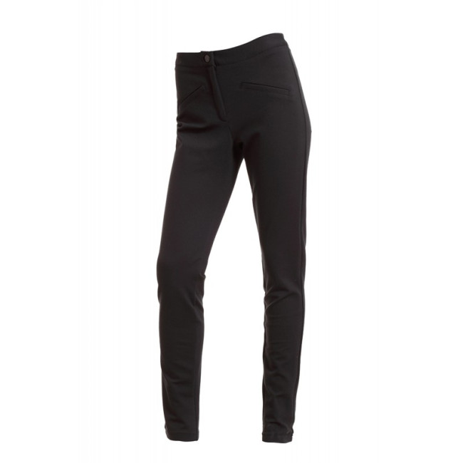 PANTALON FEMME ETHAN ANTI-TACHES SLIM VISPAEA ETHAN NOIR - HASSON