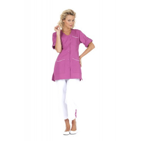 TUNIQUE FEMME LAURIE MANCHES TRANSFORMABLES PC LAURIE MT  ROSA/BLANC - HASSON