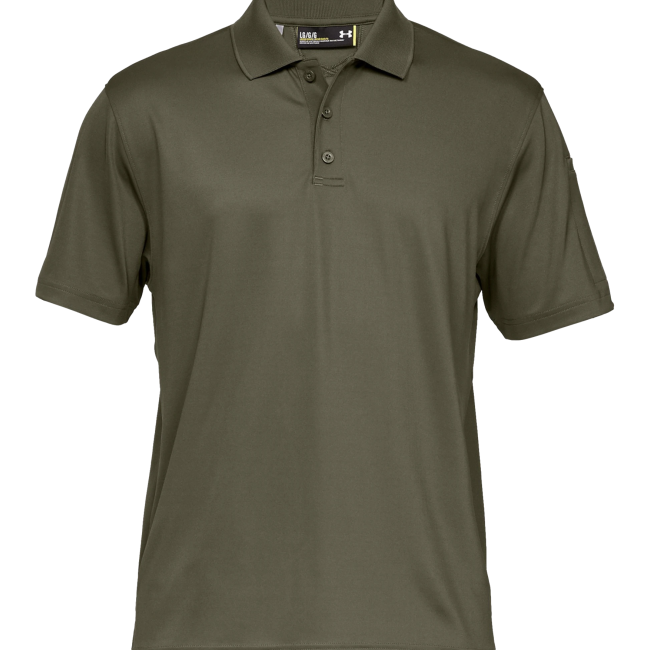 POLO TACTICAL PERFORMANCE MĘSKIE OLIWKOWE - Under Armour