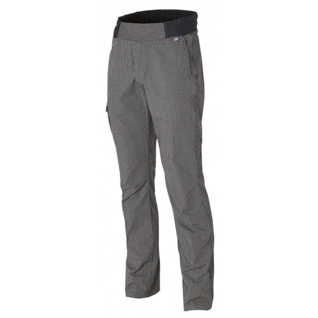 HERREN-HOSE FLEX'R KARIERT SCHWARZ & WEISS - MOLINEL
