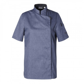 KURTKA DAMSKA KRÓTKI RĘKAW SHADE NIEBIESKI DENIM - MOLINEL