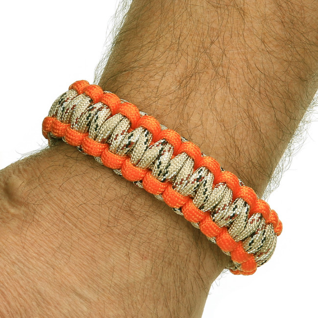 Paracord Eisenschnalle 9 Zoll orange CM074OR - BCB
