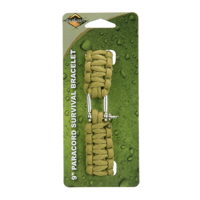 Paracord Eisenschnalle 9 Zoll Coyote CM074C - BCB