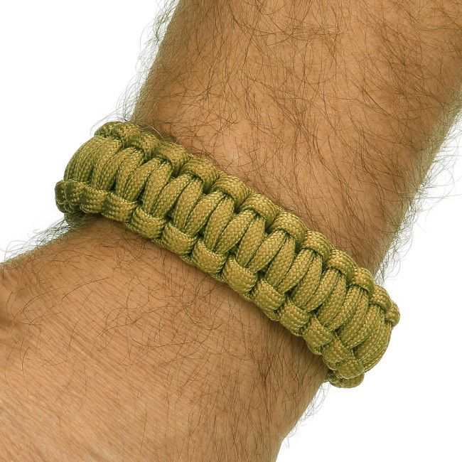 Paracord iron buckle 9 inch coyote CM074C - BCB