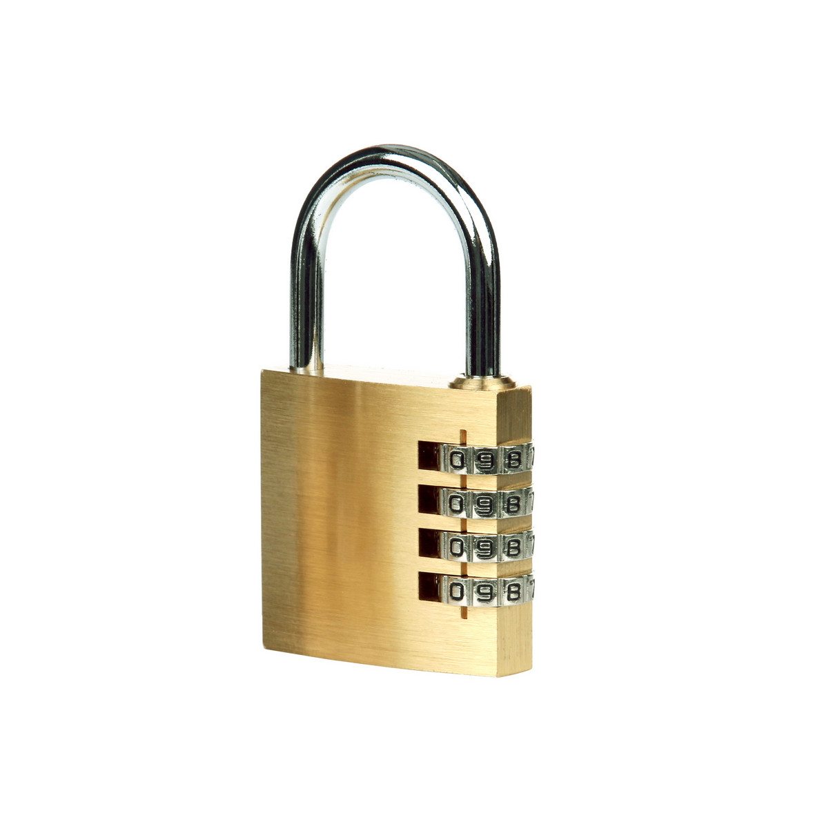 Lot de 10 Cadenas à combinaison 4 molettes, anse haute