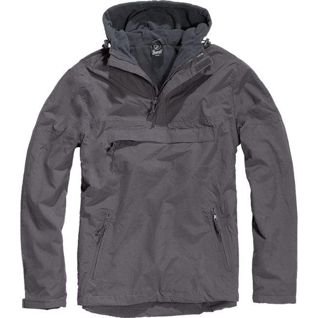 Coupe-vent Windbreaker Gris Anthracite - Brandit