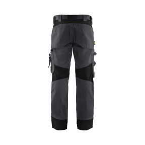 Pantalon artisan sans poches flottantes Gris moyen/Noir-Blaklader