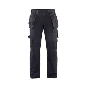 Pantalon artisan stretch 4D Noir/Gris foncé - Blaklader