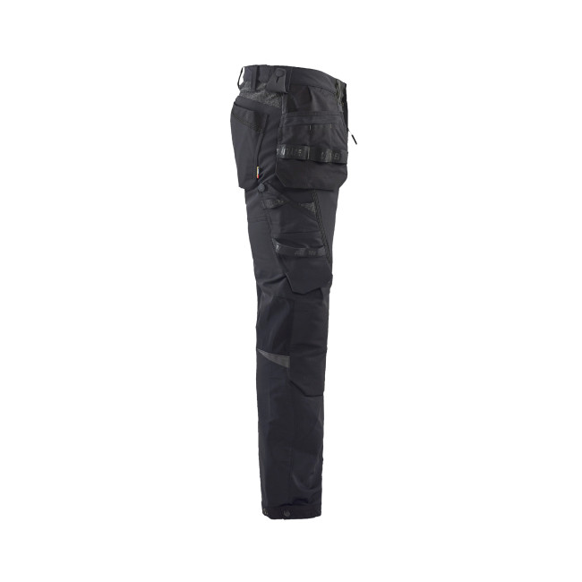 Pantalon artisan stretch 4D Noir/Gris foncé - Blaklader
