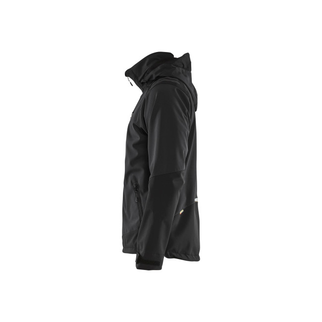 Veste softshell stretch 2D Noir/Rouge - Blaklader
