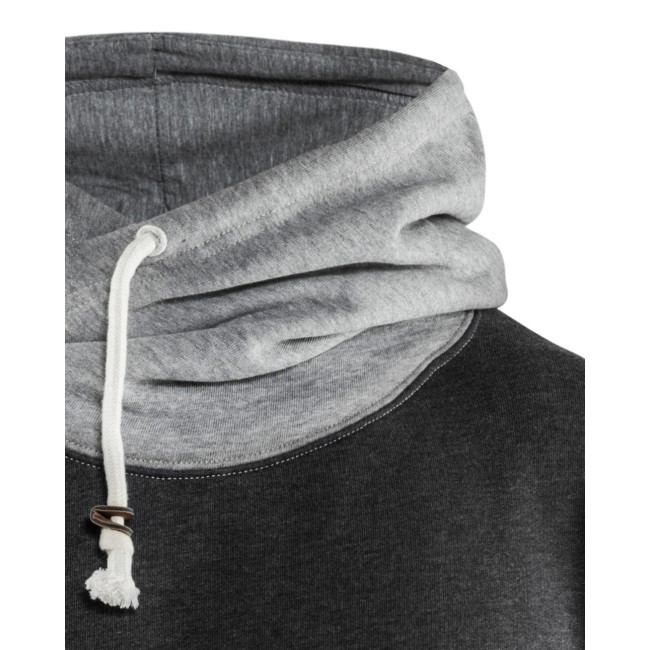 Sweat à capuche Noir/Gris chiné  - Blaklader