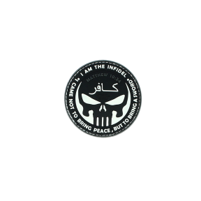 Patch L'infidèle Punisher noir - JTG