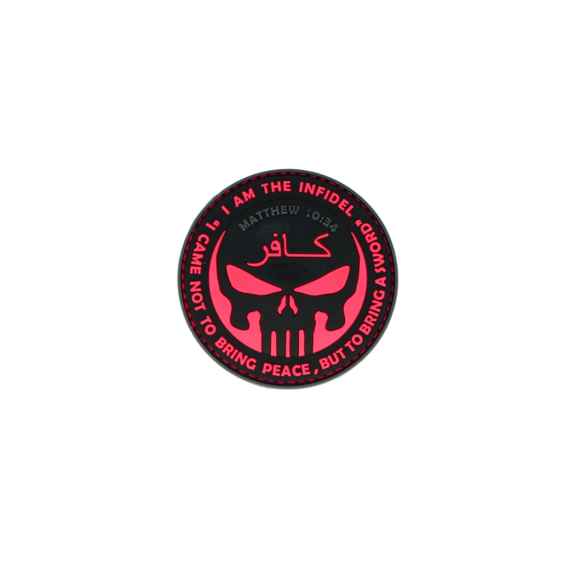 Patch L'infidèle Punisher rouge - JTG Patch L'infidèle Punisher rouge - JTG