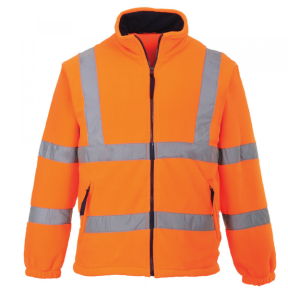 Hi-Vis Fleecejacke F300 Orange gefüttert - Portwest