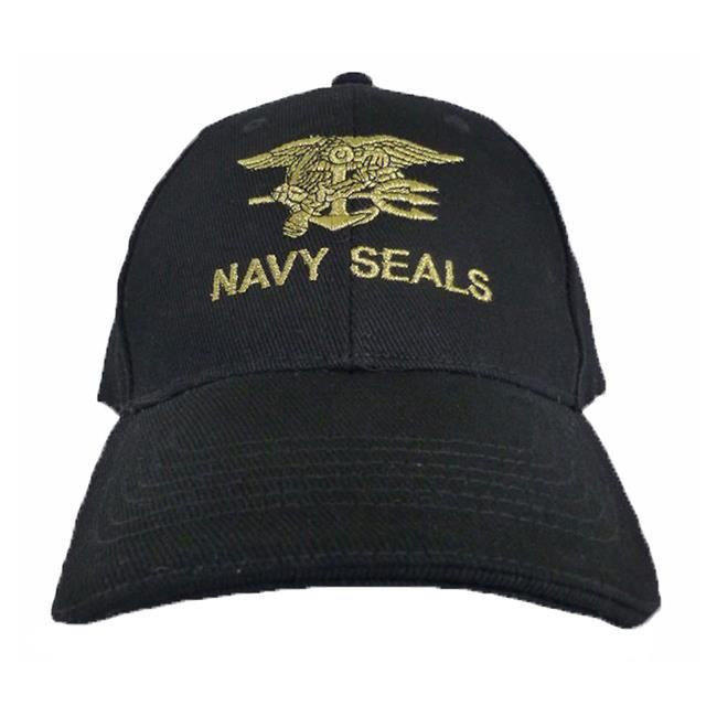 Baseball Cap Navy Seals Schwarz - Fostex Garments