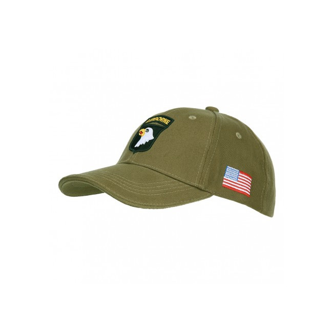 Maroon Pegasus Baseball Cap - WW2 Style British Airborne Sun Peak Hat Military E - Foto 6