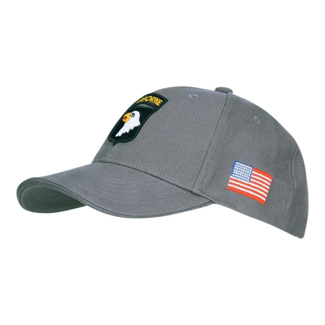 Baseball Cap 101st Airborne Grau - Fostex Garments
