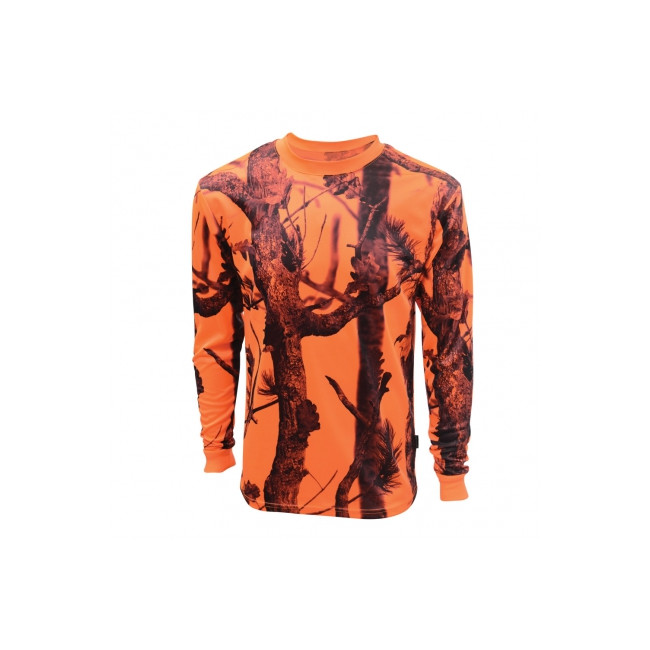 Langarm T-Shirt Ghostcamo Blaze-black - Percussion