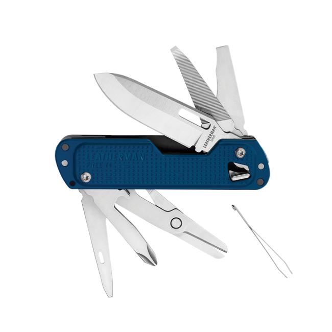 Couteau de poche multifonctions T4 Bleu - Leatherman
