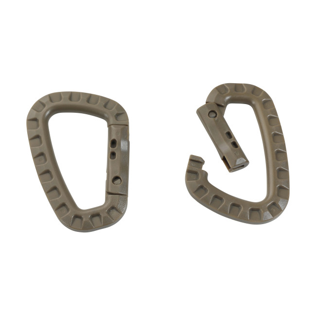 Set van 2 karabijnhaken coyote - CityGuard