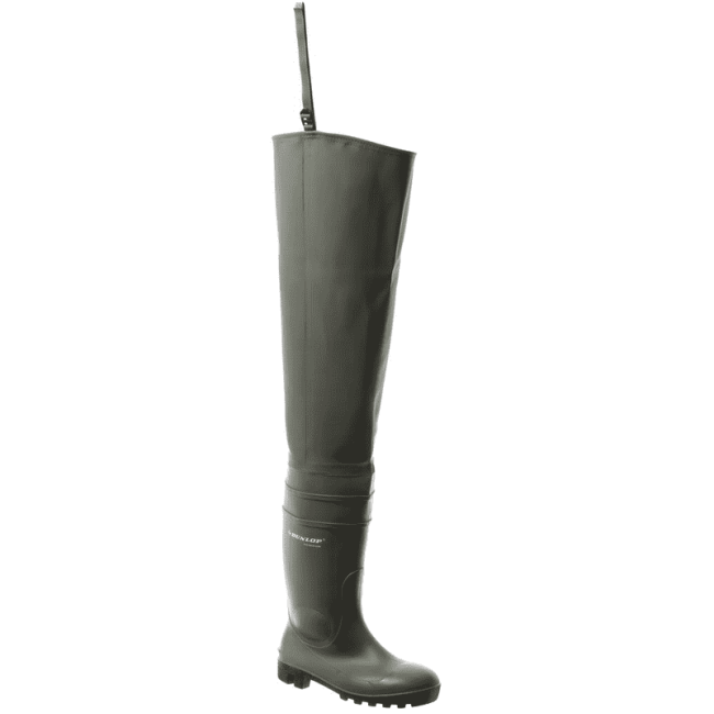 THIGH SAFETY SB.P.E Dijlaars PVC groen