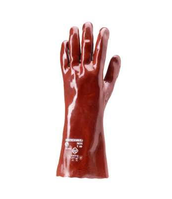 Gants PVC rouge enduit 35 cm Actifresh - Coverguard