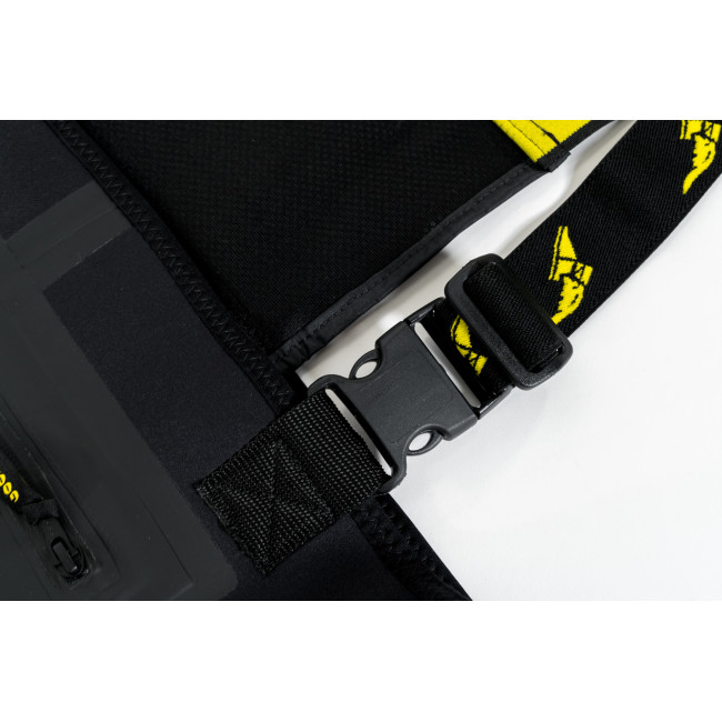 Waders Néoprène Noir 4mm + renfort genoux Cordura + bottes PVC - GoodYear