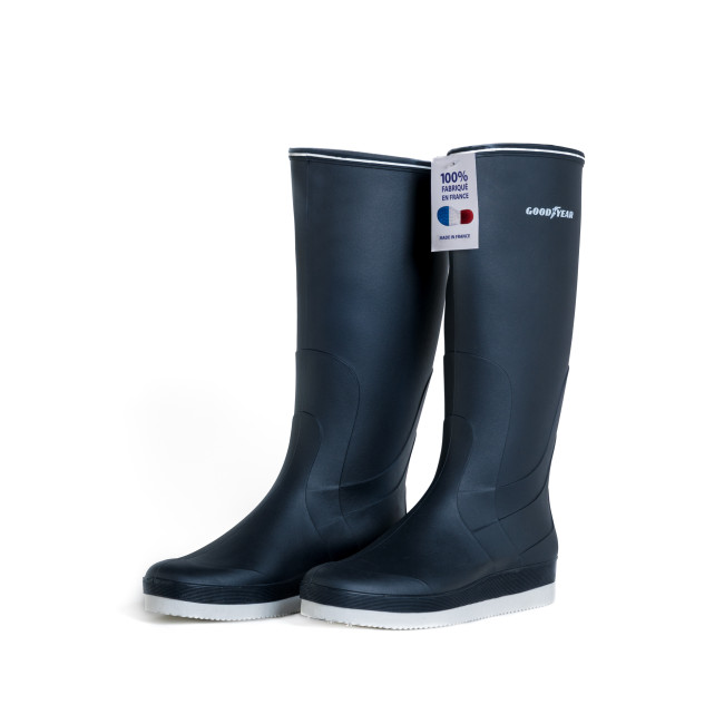 Laarzen Marineblauw PVC nautisch sport 100% recyclebaar - Made in France - GoodYear