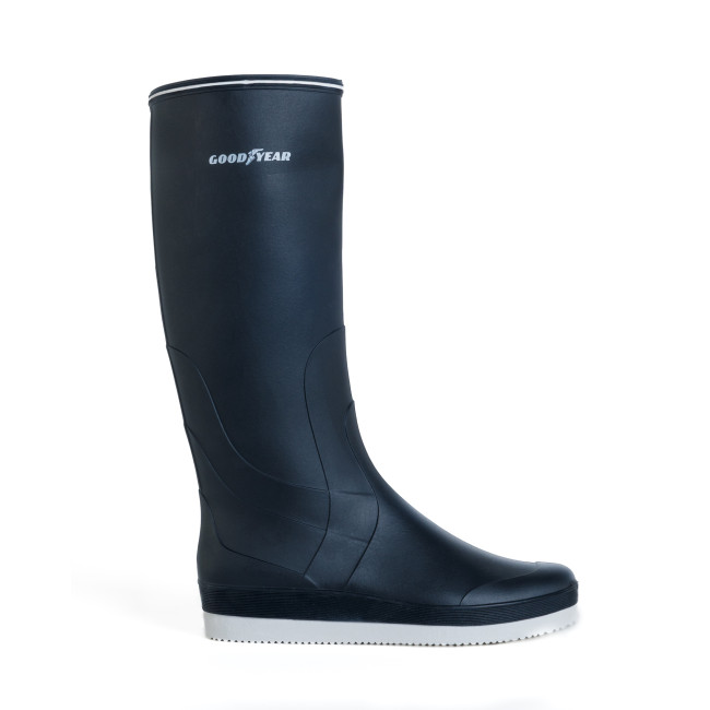 Marine Blau PVC Nautische Sportstiefel 100% recycelbar - Made in France - GoodYear