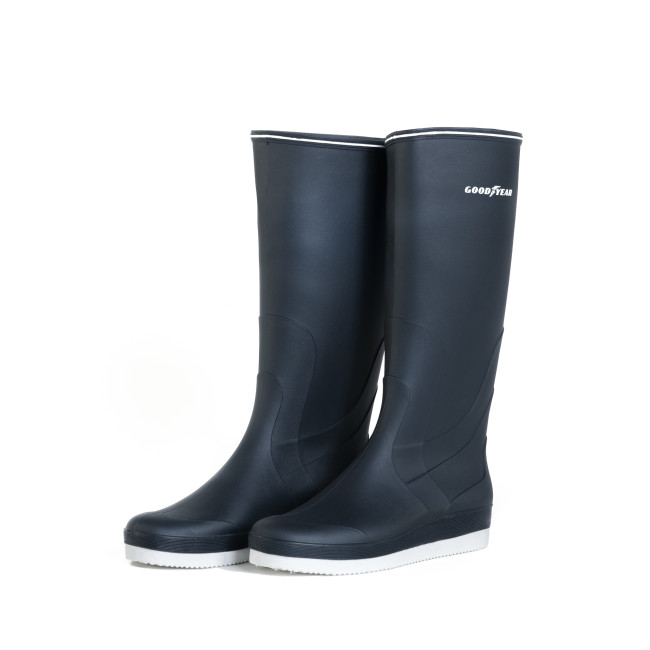 Bottes Bleu Marine PVC nautique sport 100% recyclable - Made in France - GoodYear
