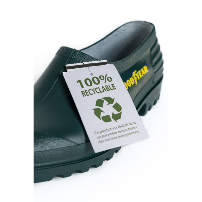 PVC Klompen Groen 100% recyclebaar - Made in France - GoodYear