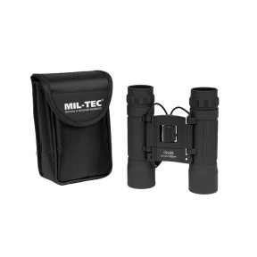 JUMELLES PLIABLES 10X25 NOIRE - Miltec
