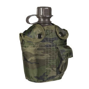 GOURDE US PVC IMP. 1LTR. AV. HOUSSE W/L - Miltec