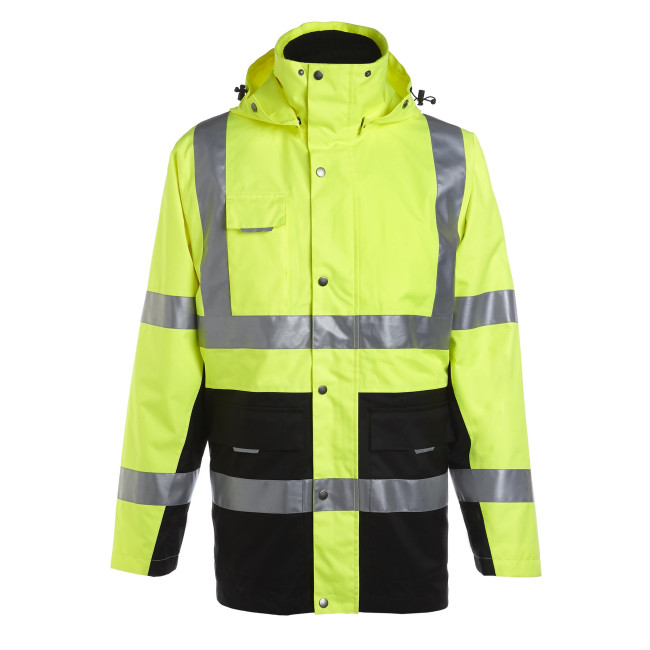 HV WERKPARKA WELLINGTON FLUOR GEEL - NORTH WAYS