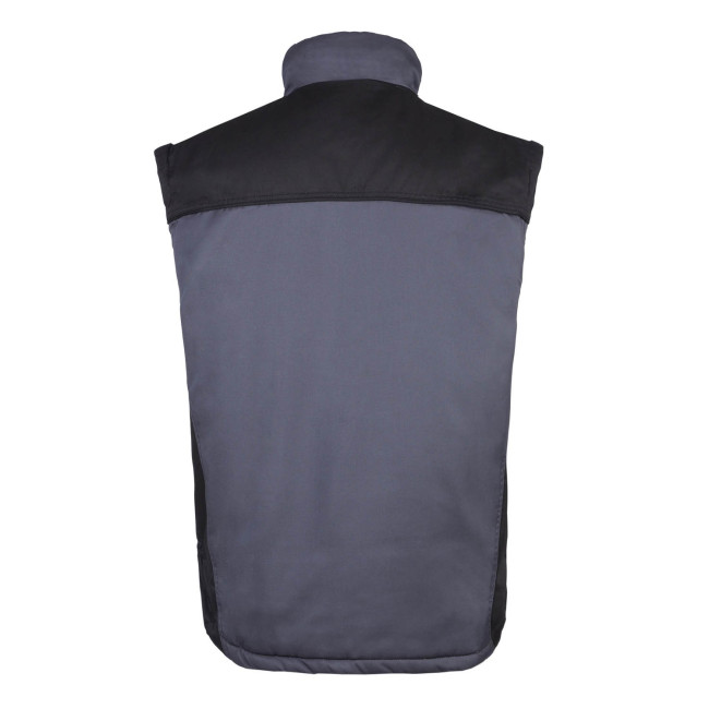 GILET PIATTEC GRIJS EN ZWART - NORTH WAYS
