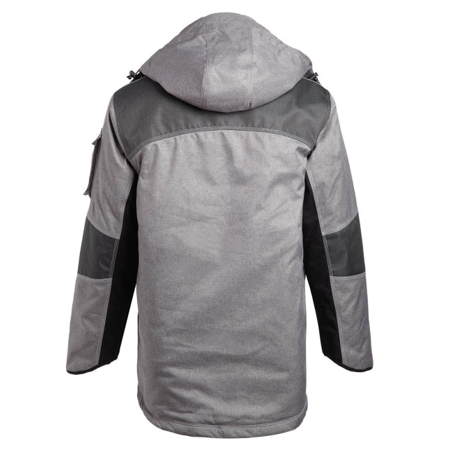 PARKA DE TRAVAIL GUILLAUMET GRIS CHINÉ / NOIR - NORTH WAYS