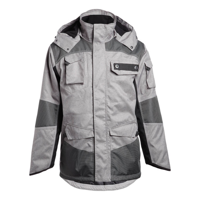 PARKA ROBOCZA GUILLAUMET SZARA MELANŻ / CZARNA - NORTH WAYS