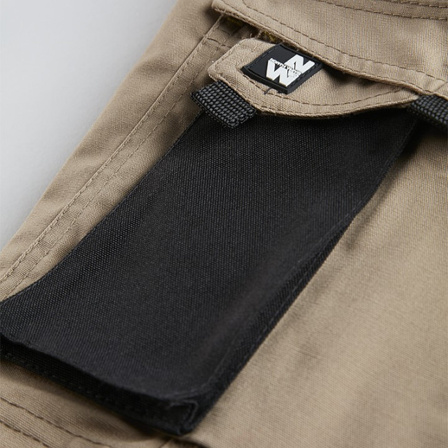 BERMUDA DE TRAVAIL HUGUES BEIGE / NOIR - NORTH WAYS